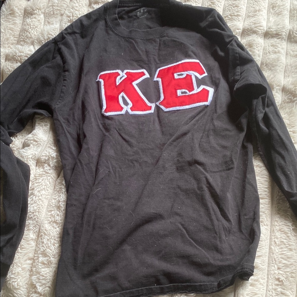 Greek letter black long sleeve